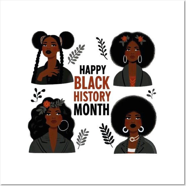 Black History Month Wall Art by mouhamed22